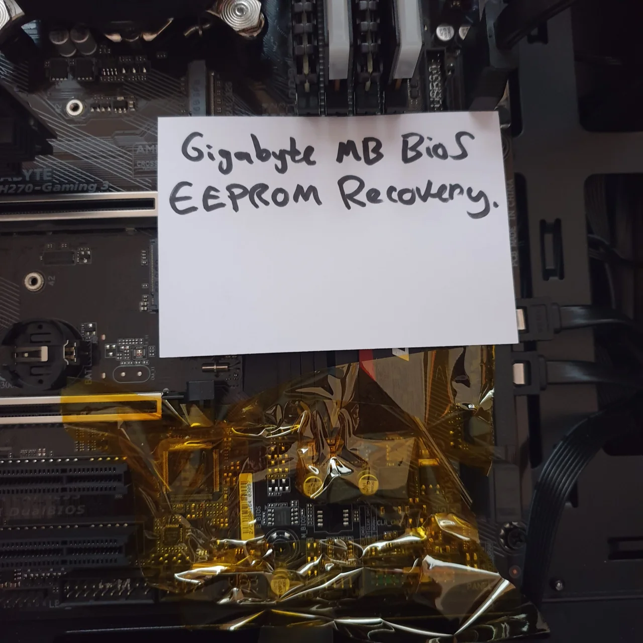 Motherboard with heat resistant tape